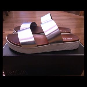 MIA Silver Sandals